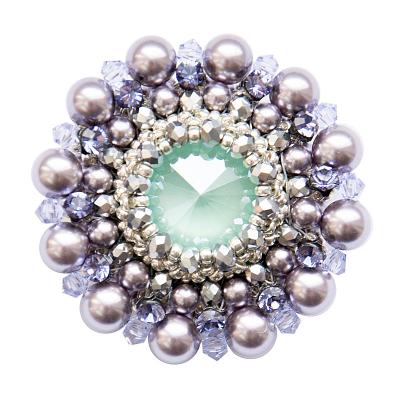 Брошь Ducharme Cinderella Dream Mauve Mint Брошь Ducharme Cinderella Dream Mauve Mint